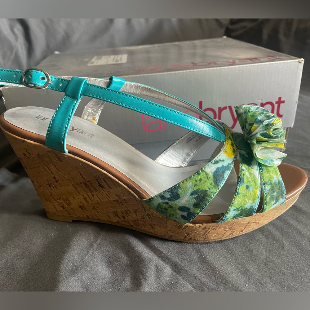 Brand New with tags! Never worn Lane Bryant Espadrille wedge sandal.
